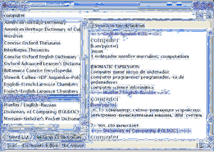 Cele mai bune 10 programe gratuite de dicționar offline pentru computer