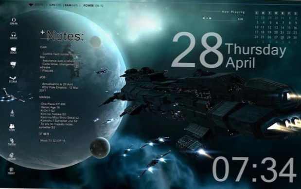 10 świetnych skórek Rainmeter dla systemu Windows 10