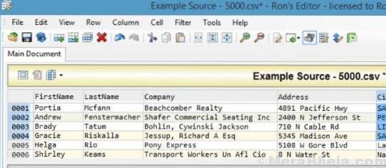 14 Best Free CSV Editor for Windows 10