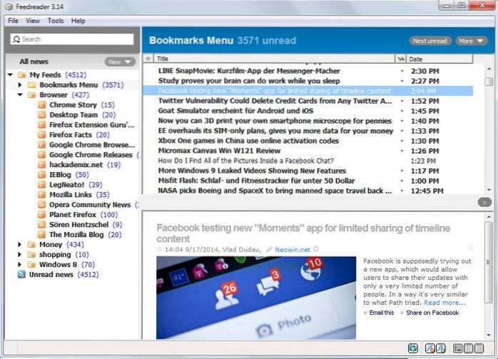 15 besten RSS-Reader für Windows
