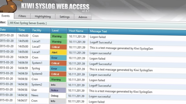18 melhores servidores Syslog para Windows e Linux / Unix
