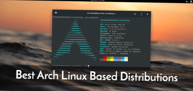 4 bästa Arch Linux-derivat att prova