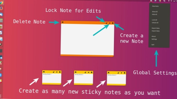 Las 4 mejores aplicaciones de notas adhesivas de Linux