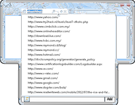 4 Ways to Edit URLs at Internet Explorer Address Bar History
