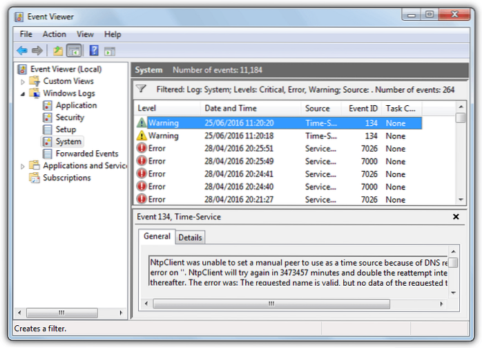 5 Alternativní prohlížeče událostí ke čtení protokolů událostí systému Windows