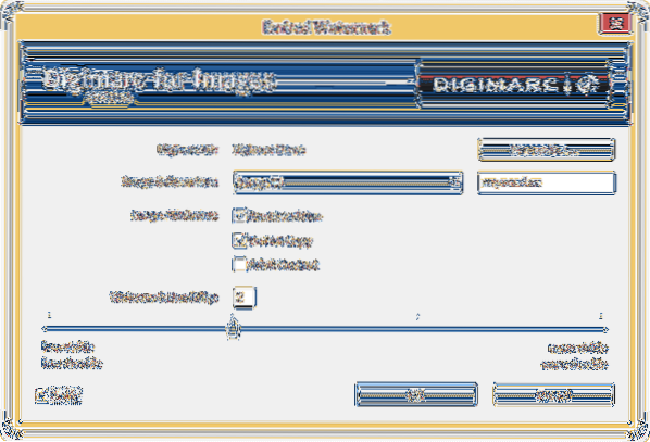 5 Software para incorporar uma assinatura invisível em imagens digitais