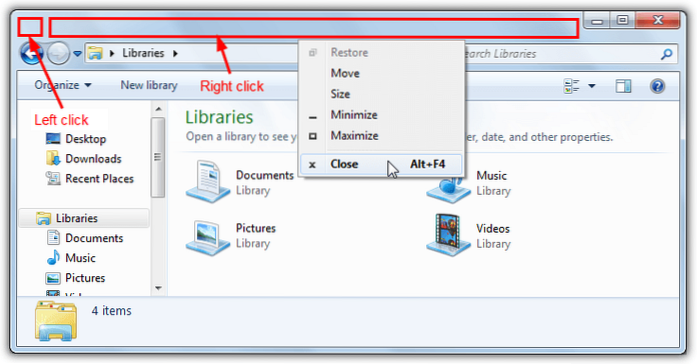 5 værktøjer til tilføjelse af vinduetitellinjeknapper og menuer