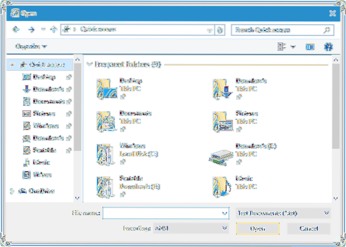 5 nástrojů pro rychlý přístup ke složkám v Průzkumníkovi Windows a v dialogových oknech
