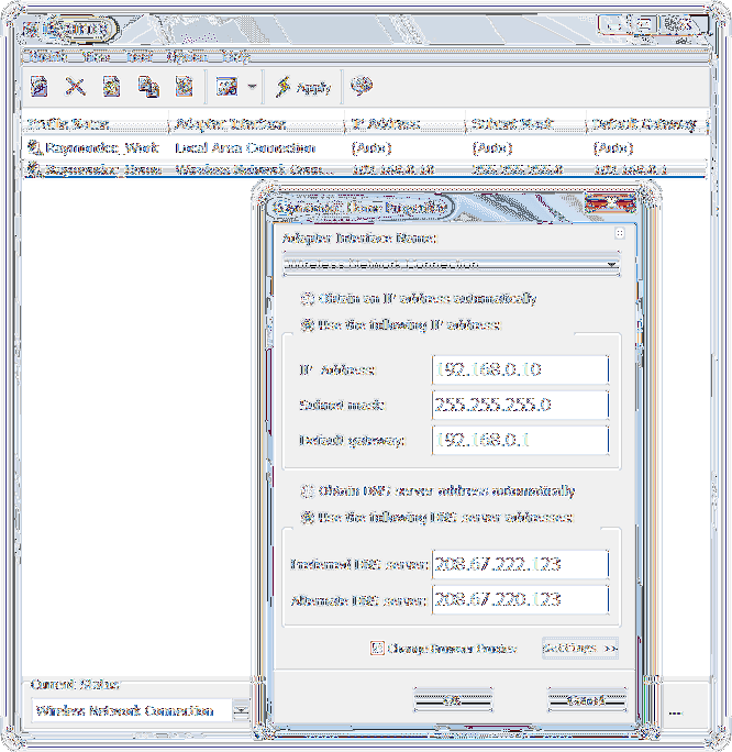 5 Strumenti per gestire più profili di connessione di rete