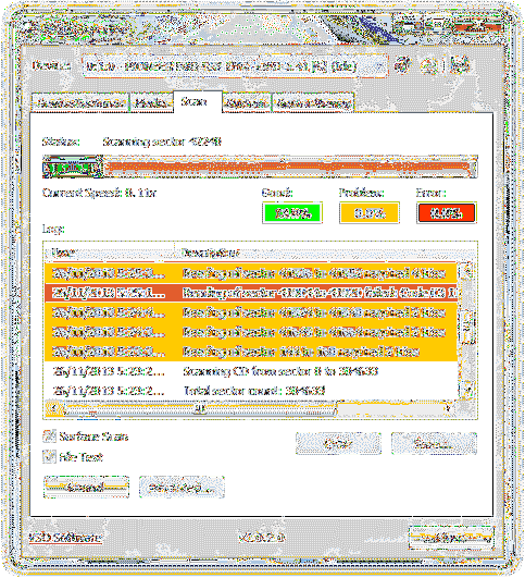 5 Tools to Test CD or DVD Readability by Running a Surface Scan and File Test