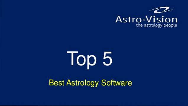 6 Nejlepší astrologický software pro Windows PC