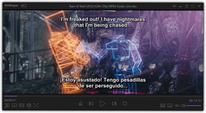 6 videospelare som kan spela två undertexter samtidigt