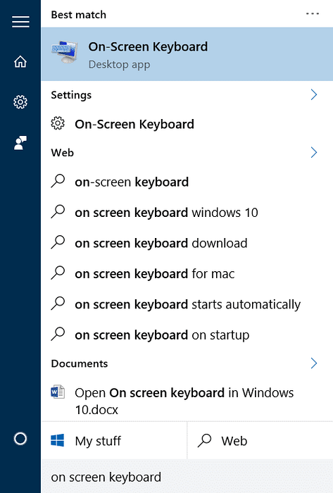 6 moduri de a deschide tastatura pe ecran în Windows 10