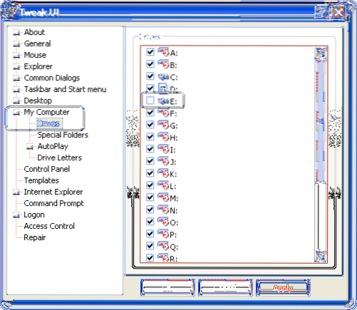 7 Ways to Hide Drive Letters or Partitions from Appearing in My Computer and Explorer