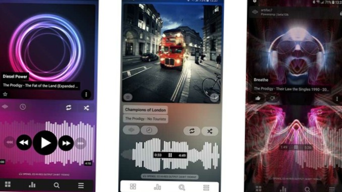 8 mejores reproductores de música para Android