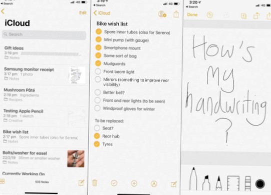 8 bedste notatoptagende apps til iOS i 2019