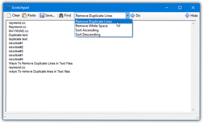 8 Ways To Remove Duplicate Lines in Text Files