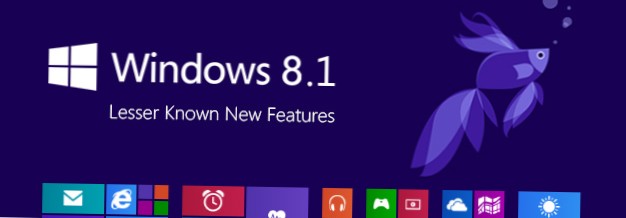 9 nuevas funciones menos conocidas en Windows 8.1