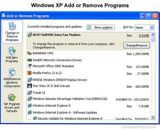 Add Programs