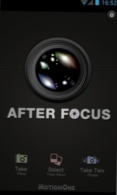 AfterFocus umožňuje, aby fotografie vypadaly, jako by byly pořízeny fotoaparátem DSLR [Android, iOS]