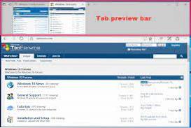 Always Show Or Hide Tab Previews In Microsoft Edge In Windows 10