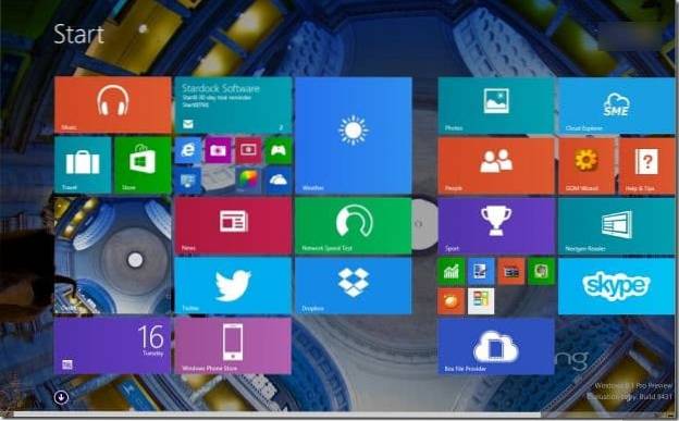 Automatically Set Bing Homepage Picture As Start Screen Background In Window 8.1