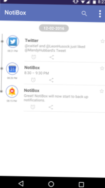 Faceți o copie de rezervă a notificărilor Android