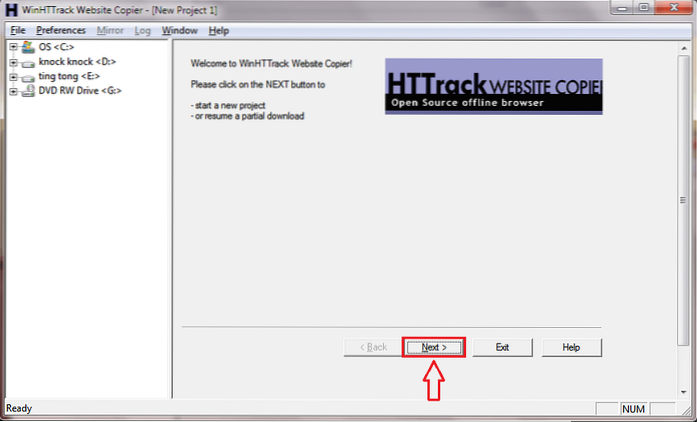 Browse Offline and Download An Entire Website Using HTTrack