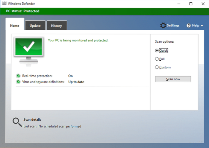 Posso instalar o Microsoft Security Essentials no Windows 10??