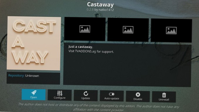 Castaway Kodi Add-on How to Install Castaway, Is It Legal?