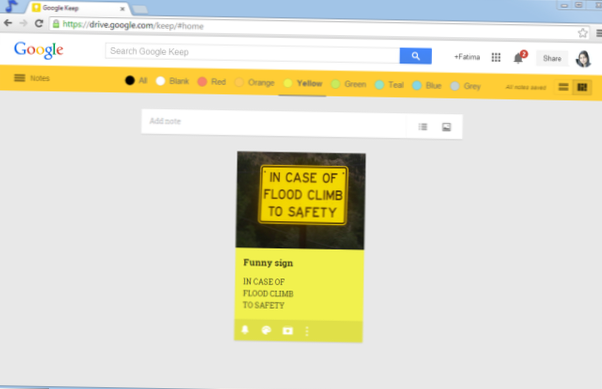 Karty kategorií pro Google Keep umožňují filtrovat poznámky podle barvy [Chrome]