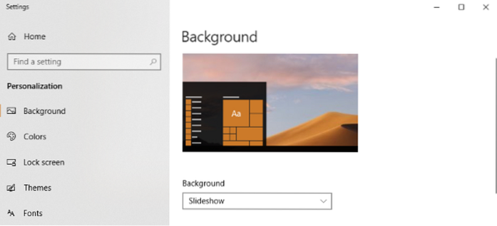 Change Wallpaper Based On Time Of Day In Windows 10