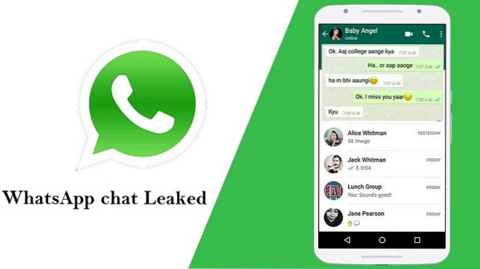 Chat liber; Funcția de criptare este acum disponibilă în Whatsapp