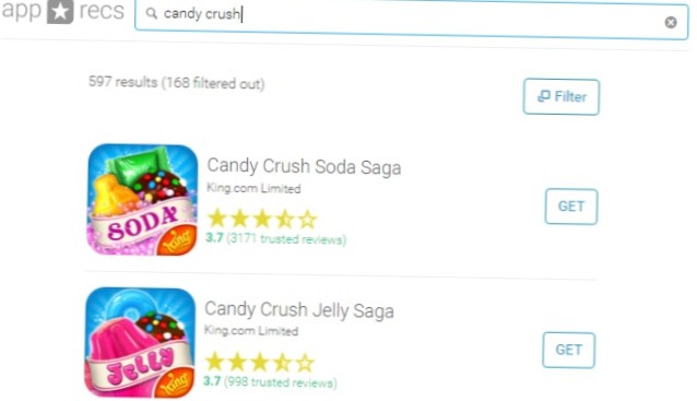 Sjekk hvor mange autentiske anmeldelser en app har i App Store