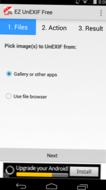 Curățați toate datele EXIF ​​din fotografiile dvs. înainte de a le partaja [Android]
