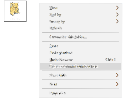Completely Hide a folder with single command line in Windows