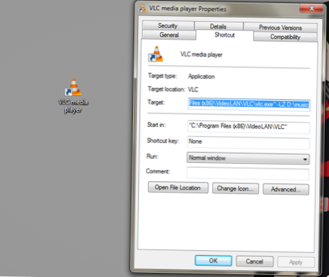 Create A VLC Shortcut That Plays All Audio Files In A Selected Folder