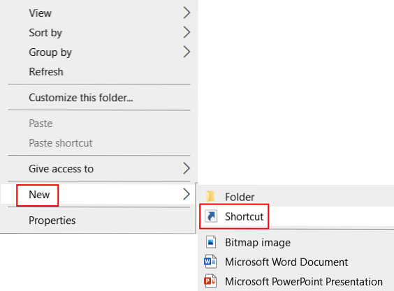 Vytvořte vlastní příkaz Spustit pro aplikace ve Windows 10