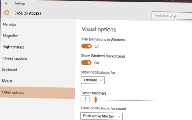 Passen Sie an, wie lange Benachrichtigungen angezeigt werden, bevor sie in Windows 10 verworfen werden