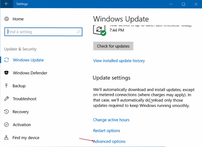 Defer Or Block Windows 10 April 2018 Update (1803)