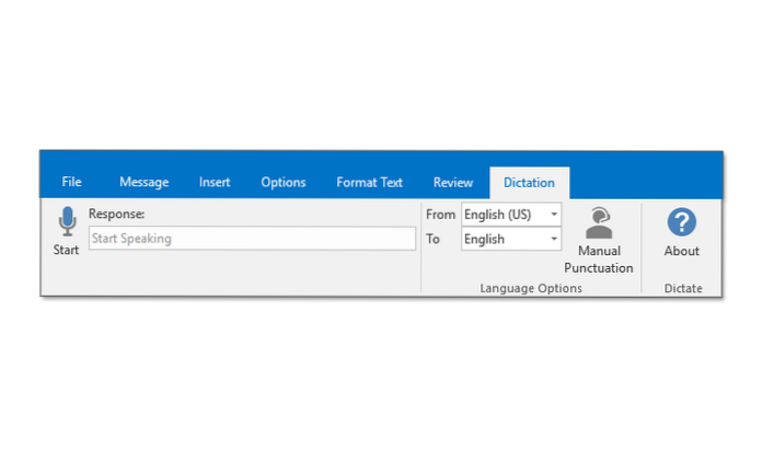 Dicteer gratis spraakherkenning voor Office Word, Outlook en PowerPoint