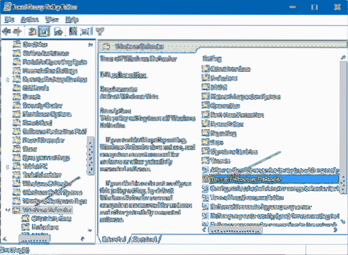 Disable Windows Defender In Windows 10 Via Registry Or Group Policy