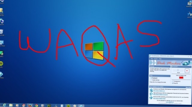 Kreslete nebo komentujte kdekoli na obrazovce systému Windows pomocí aplikace DeskMarker