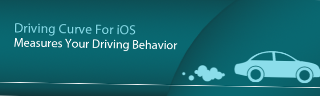 Jízdní křivka měří vaše chování při řízení