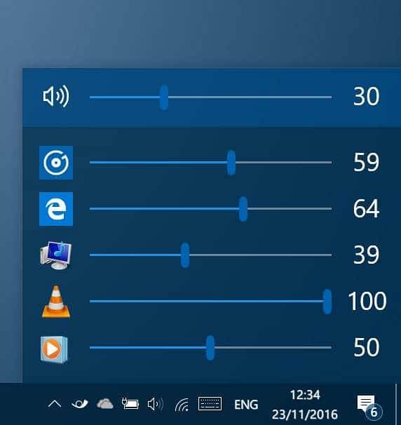 EarTrumpet Ajustar níveis de volume para aplicativos individuais no Windows 10