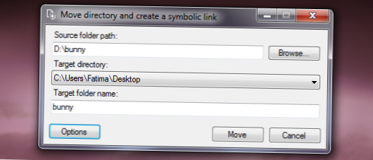 Erstellen Sie einfach symbolische Links über eine GUI anstelle der Befehlszeile