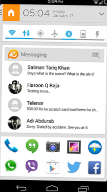 EvolveSMS est une application SMS Andriod avec une interface de type Hangouts personnalisable
