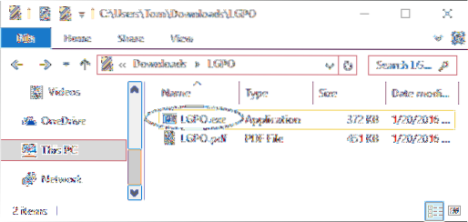 Export and copy Group Policy settings to another Windows 10 PC
