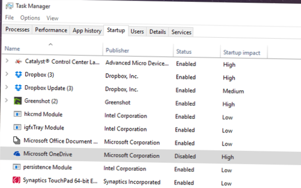 Rechercher et désactiver les programmes ralentissant le démarrage du système dans Windows 10