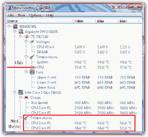 Vind uw maximale CPU-temperatuur